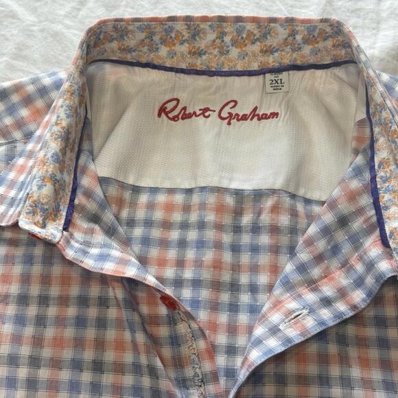 ROBERT GRAHAM Long Sleeve Sports Shirt 2XL- Awesome/Fresh Colors and Fit - Picture 8 of 14